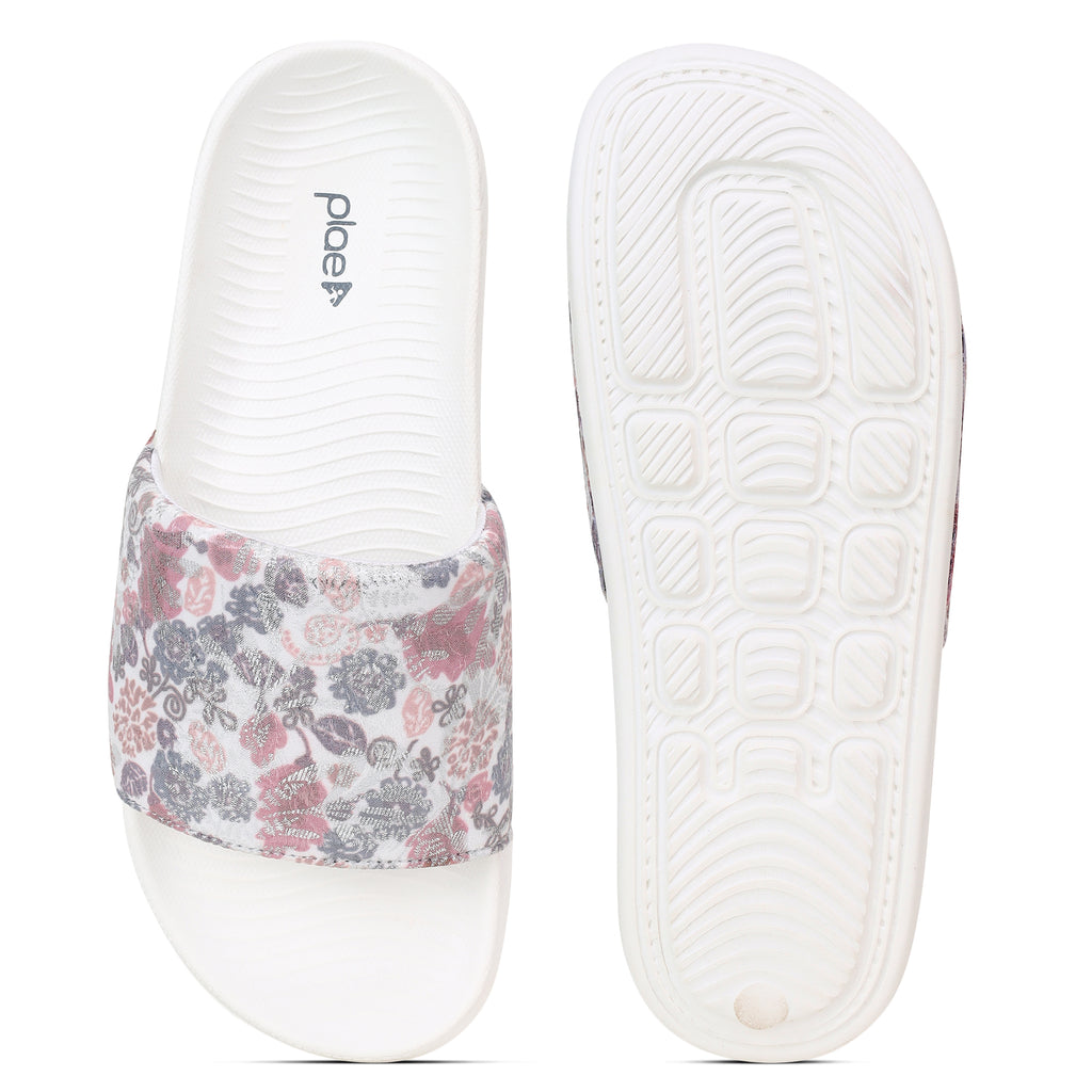 PLAE - Velora Women Casual Slider – White
