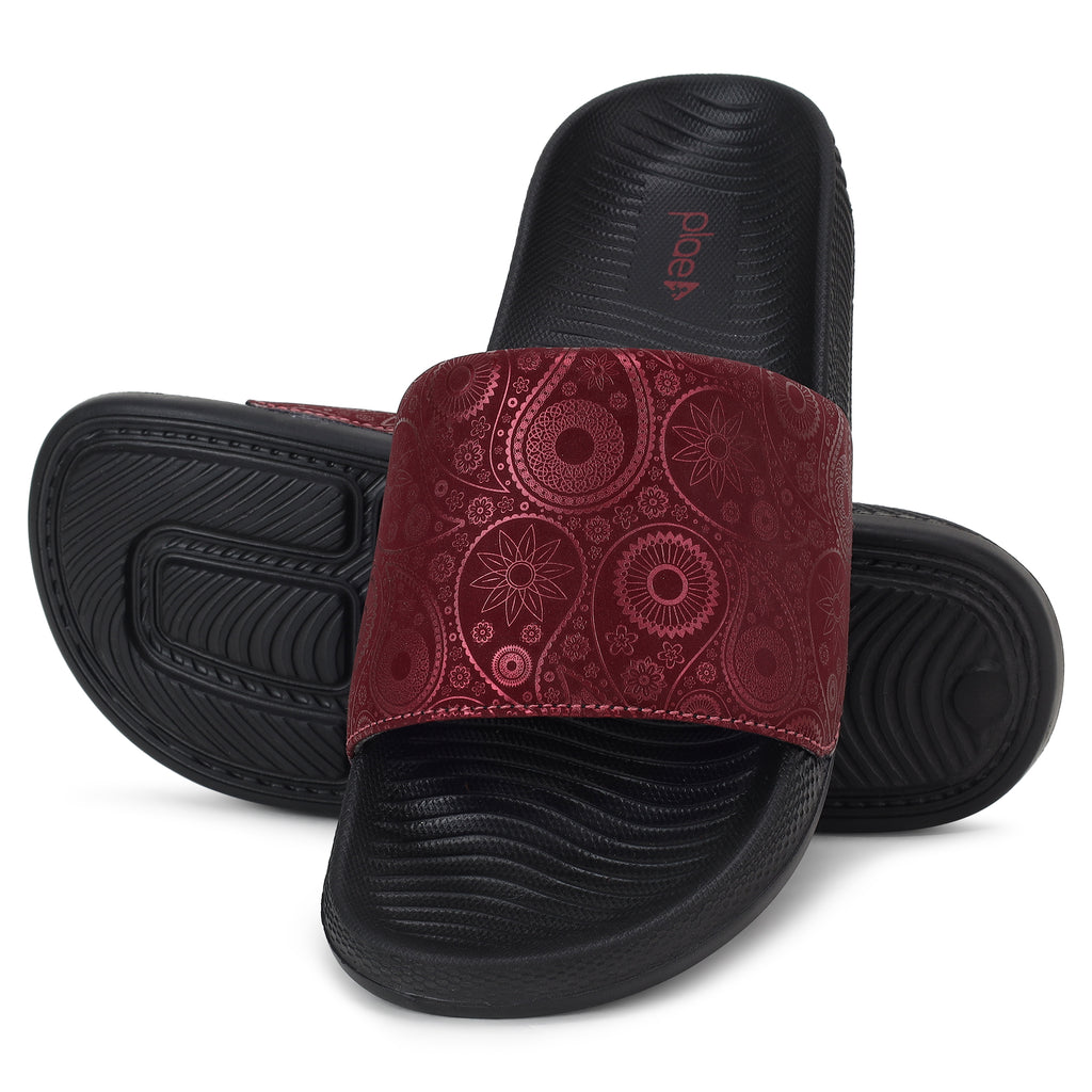 PLAE - Lumina Women Casual Slider – Mehroon