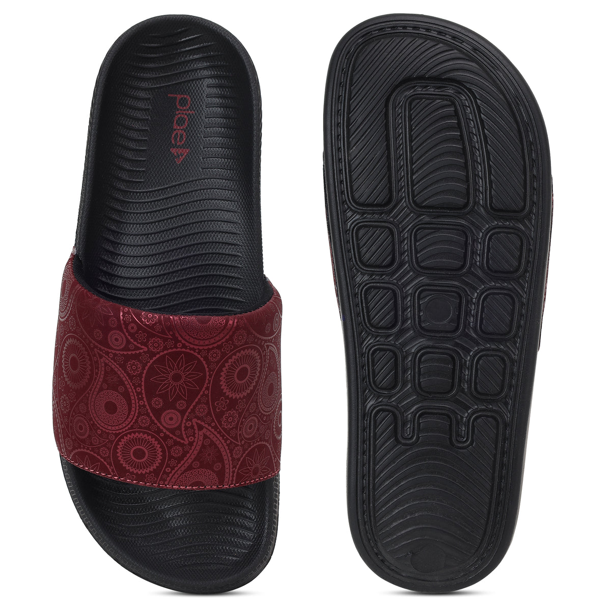 PLAE - Lumina Women Casual Slider – Mehroon