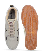 PLAE - Maxico Men Lace Up Casual Sneaker – Beige/Brown