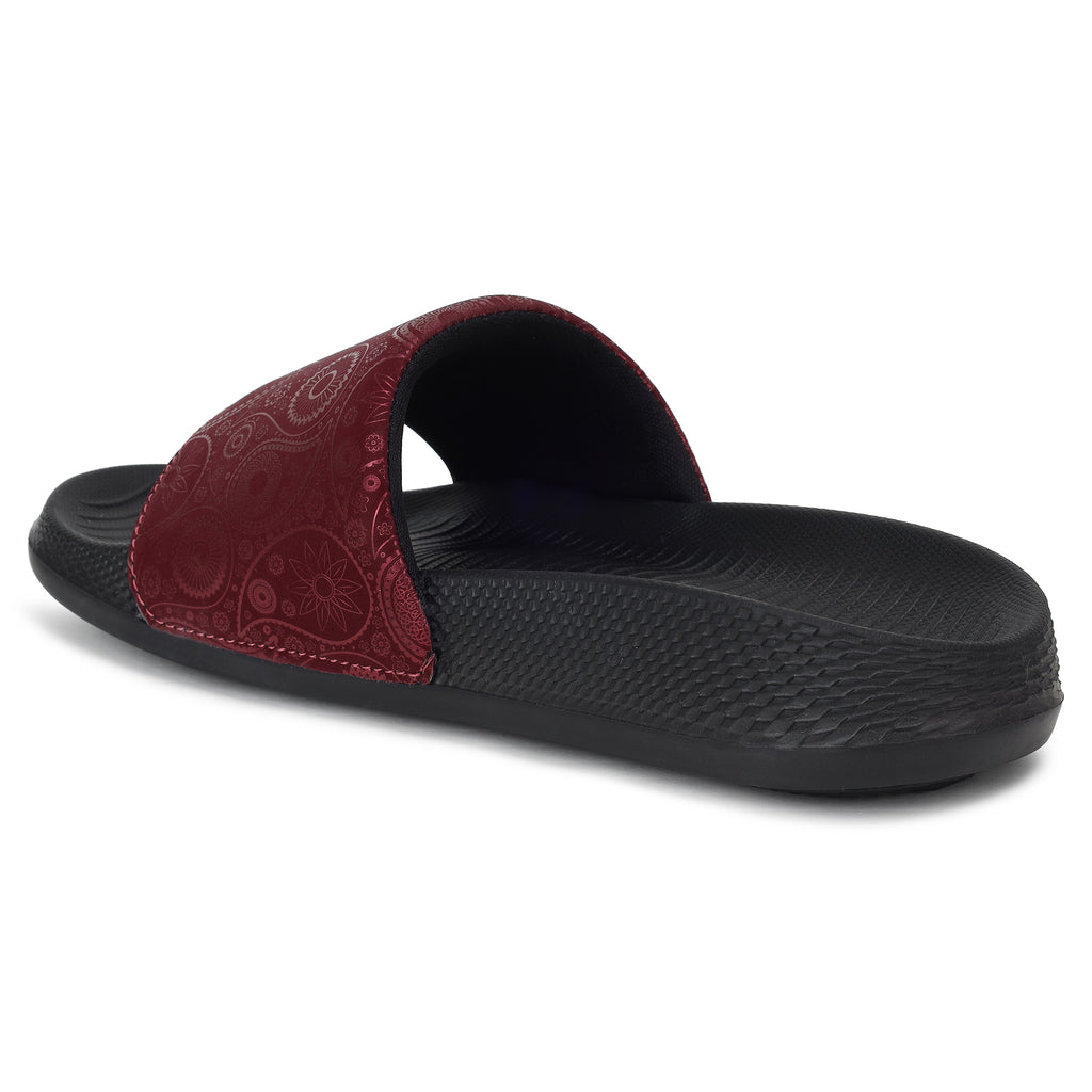 PLAE - Lumina Women Casual Slider – Mehroon