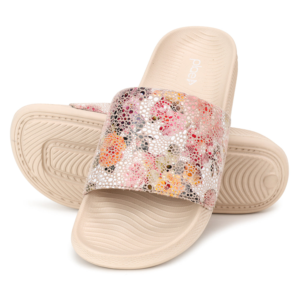 PLAE - Nura Women Casual Slider – Beige