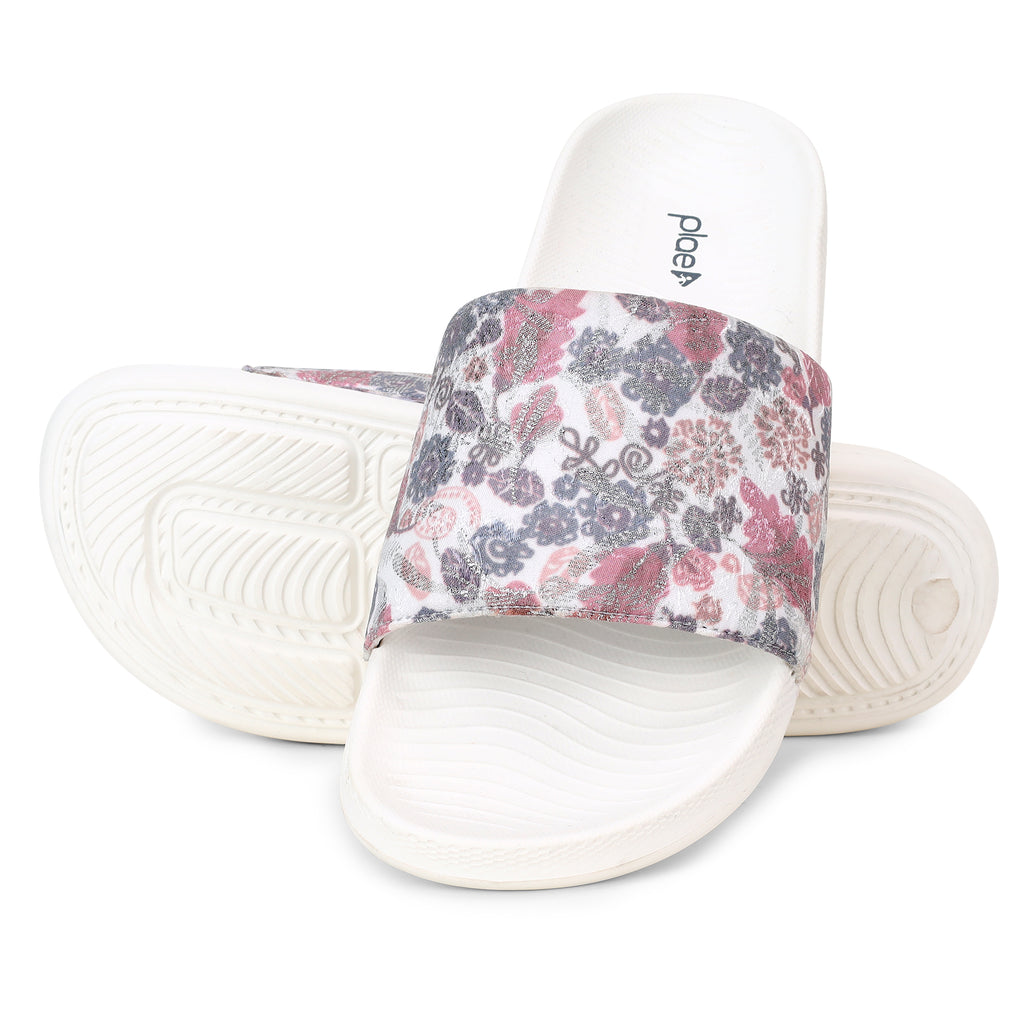 PLAE - Velora Women Casual Slider – White