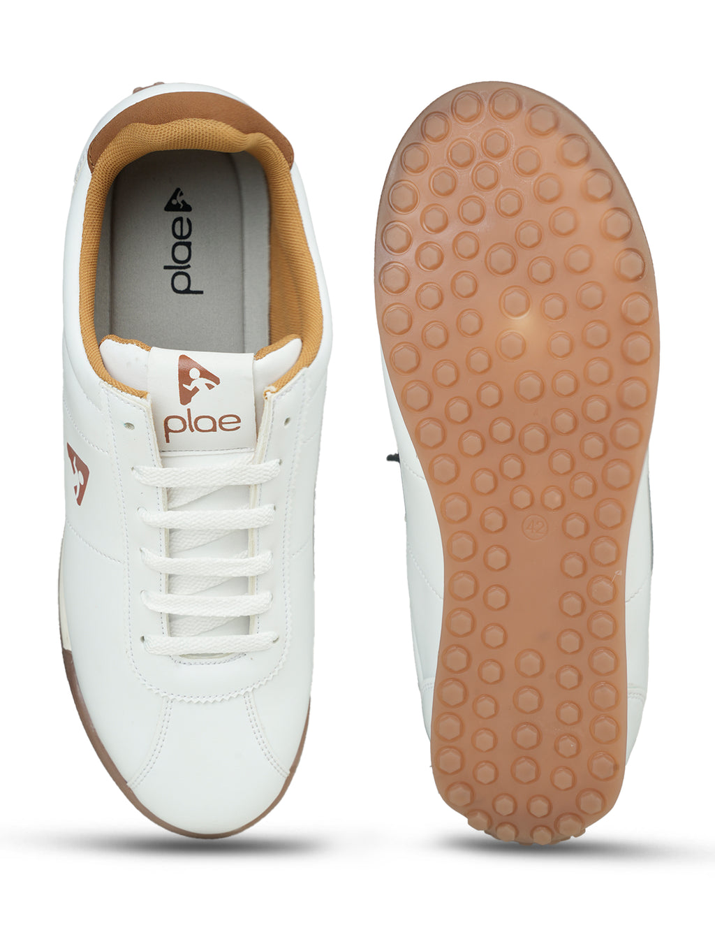 PLAE - Boomer Men Lace Up Casual Sneaker – White