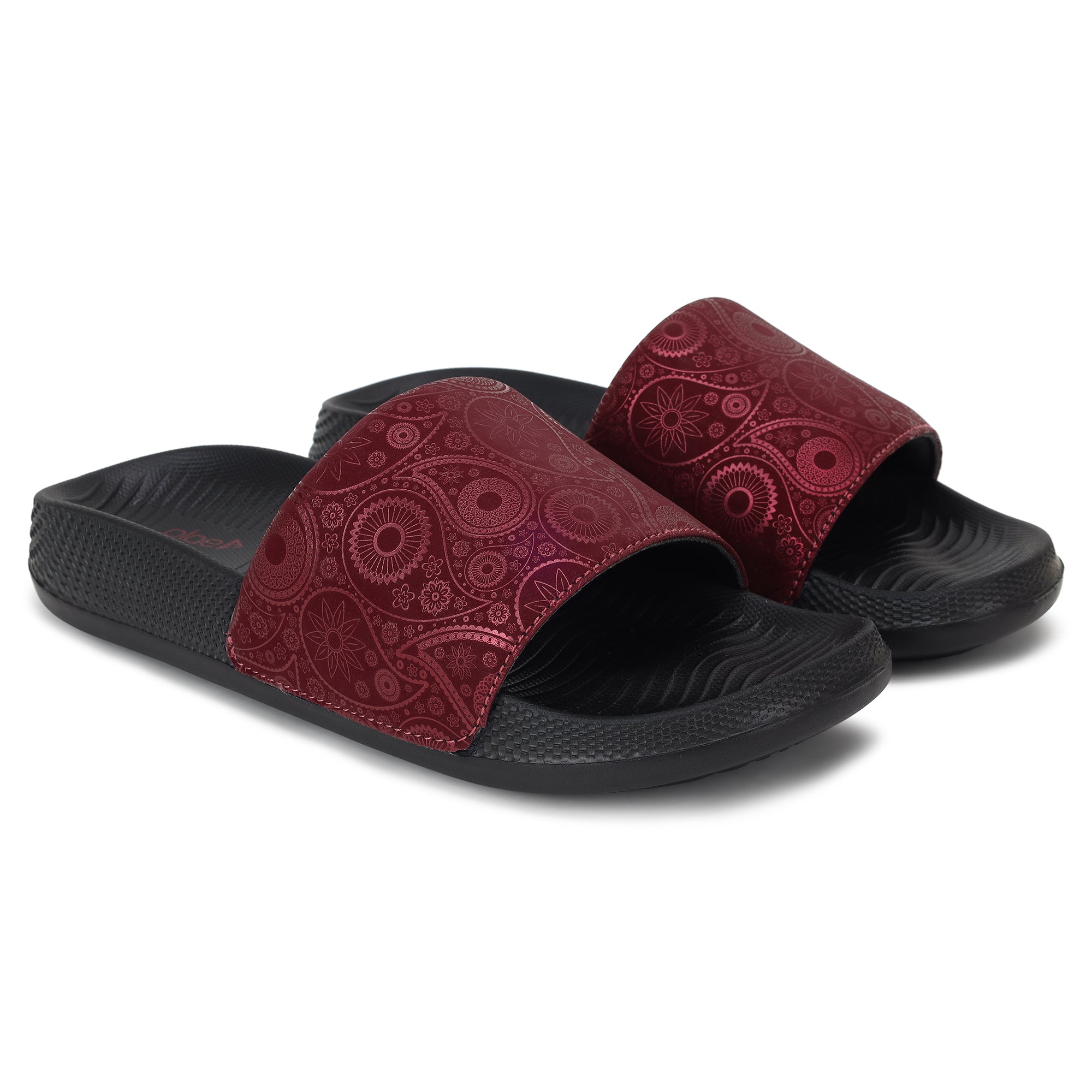 PLAE - Lumina Women Casual Slider – Mehroon