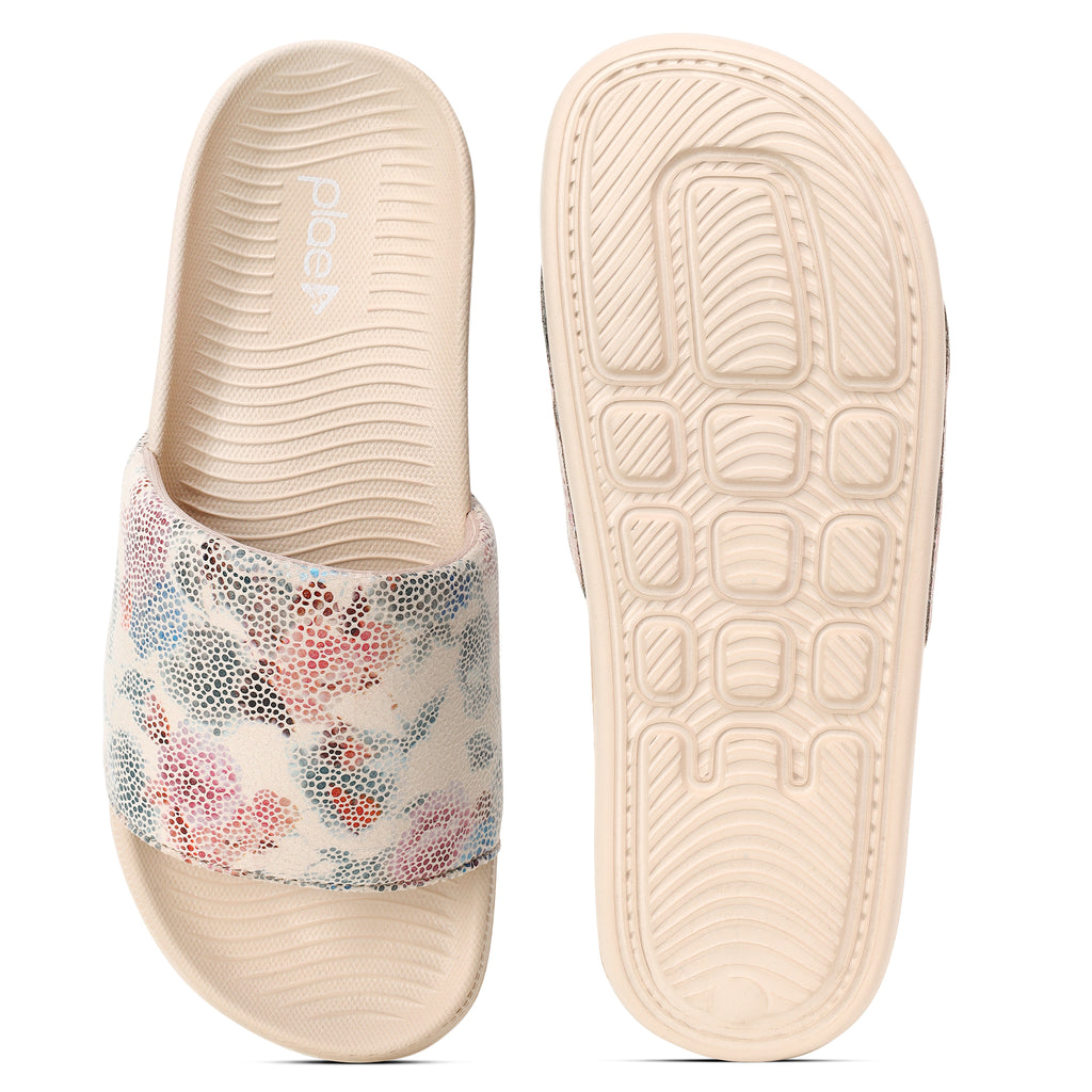 PLAE - Oasis Women Casual Slider – Beige