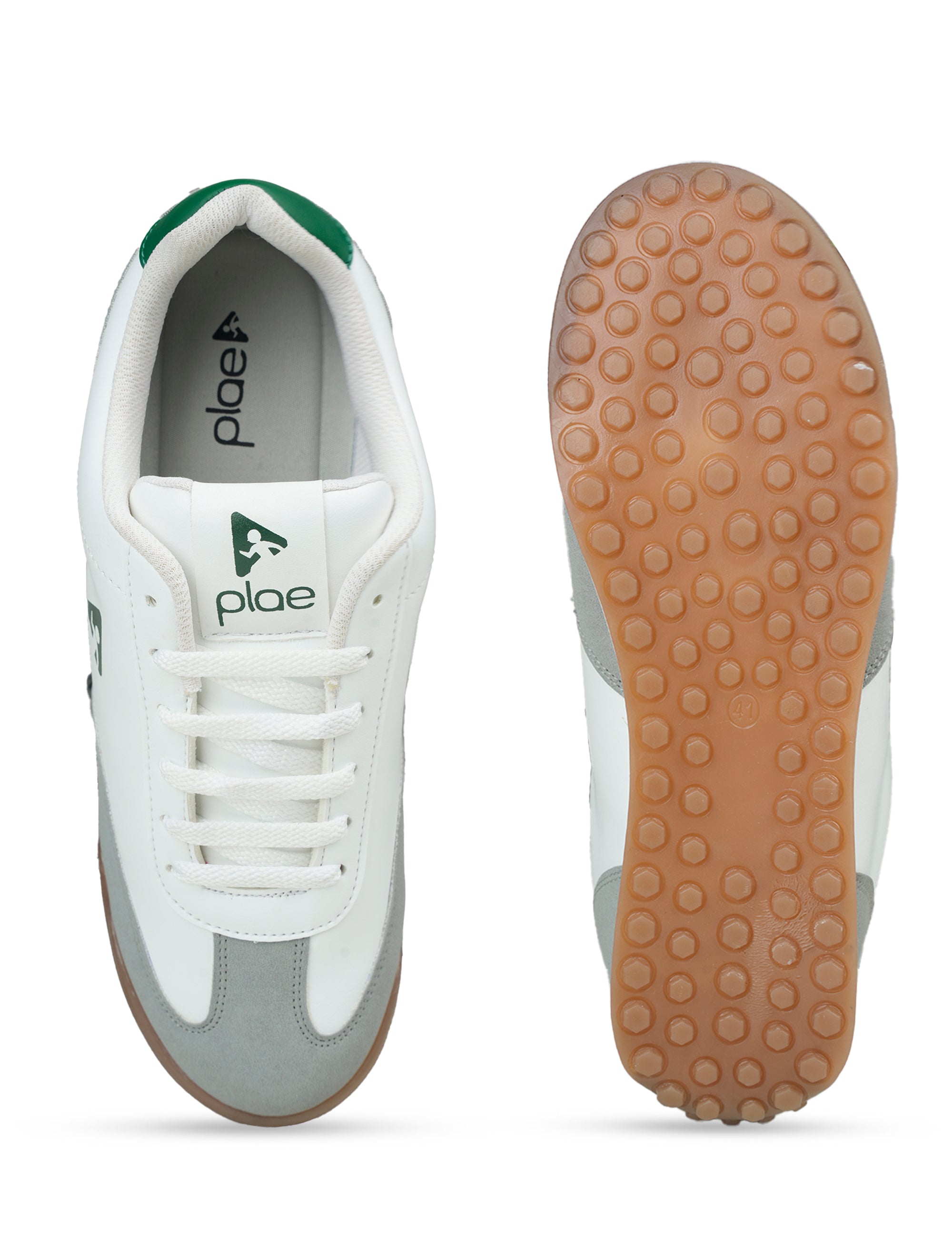 PLAE - X Men Lace Up Casual Sneaker – White/Grey