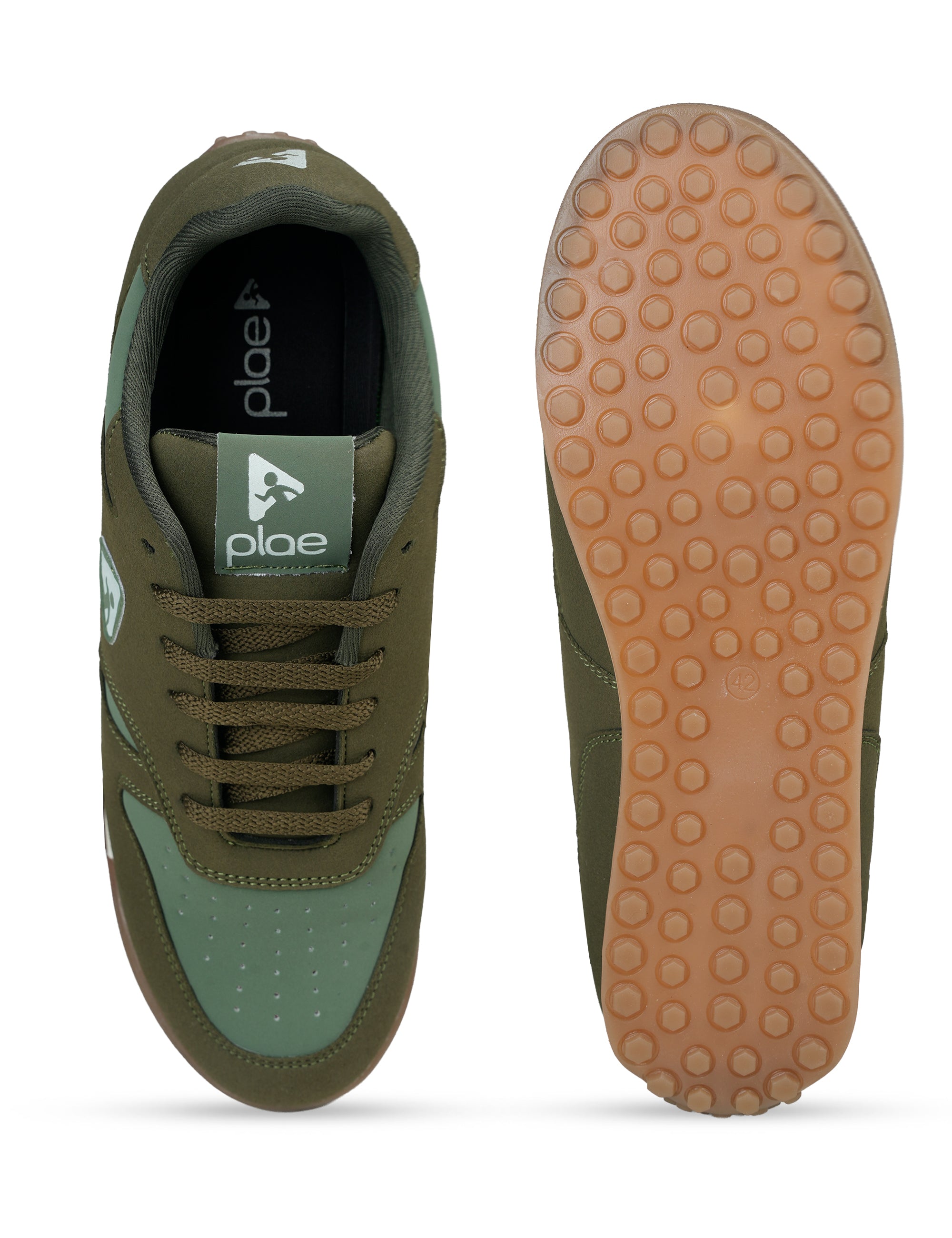 PLAE - Urban Blaze Men Lace Up Casual Sneaker – Olive