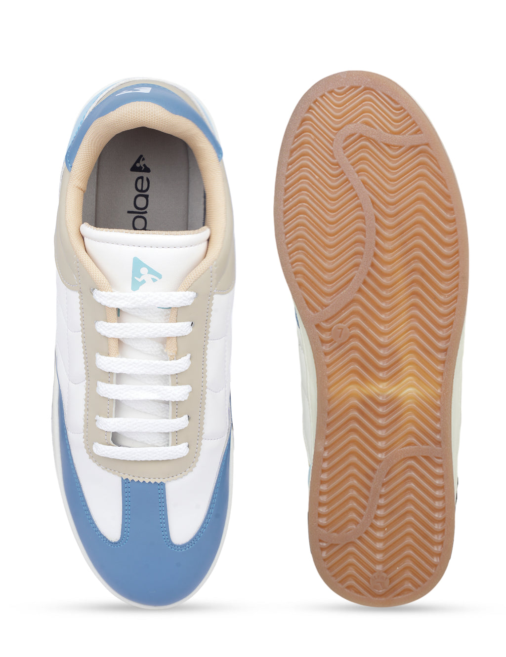 PLAE - Urban Breez Men Lace Up Casual Sneaker White/Blue