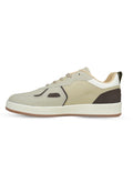 PLAE - Maxico Men Lace Up Casual Sneaker – Beige/Brown