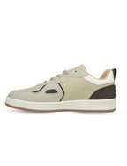 PLAE - Maxico Men Lace Up Casual Sneaker – Beige/Brown