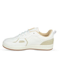 PLAE - Maxico Men Lace Up Casual Sneaker – White/Beige