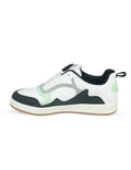 PLAE - Runner Men Lace Up Casual Sneaker – White/Sea Green