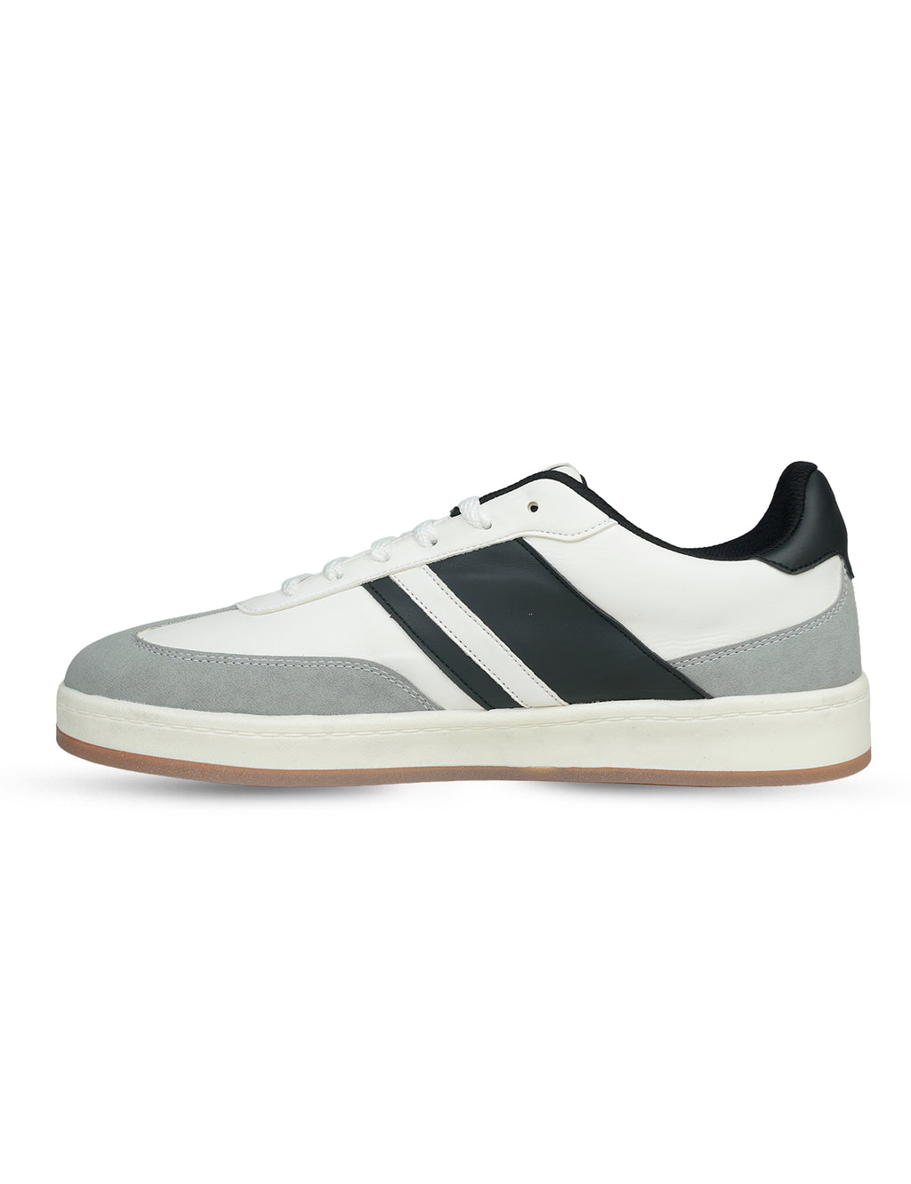 PLAE - Scarlet Men Lace Up Casual Sneaker – White/Black