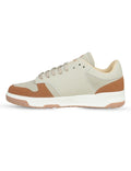 PLAE - Classic Men Lace Up Casual Sneaker – Beige/Rust