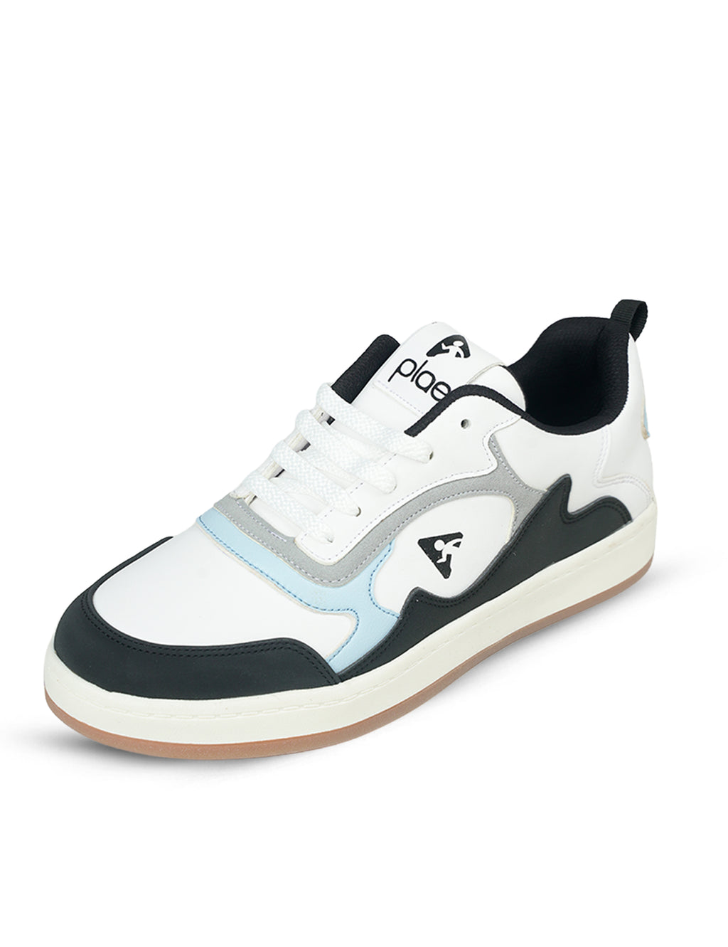 PLAE - Runner Men Lace Up Casual Sneaker – White/Sky