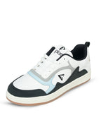 PLAE - Runner Men Lace Up Casual Sneaker – White/Sky