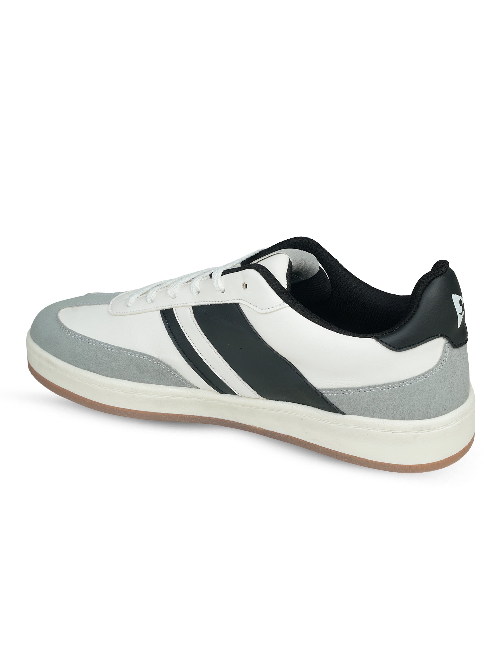 PLAE - Scarlet Men Lace Up Casual Sneaker – White/Black