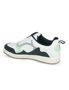 PLAE - Runner Men Lace Up Casual Sneaker – White/Sea Green