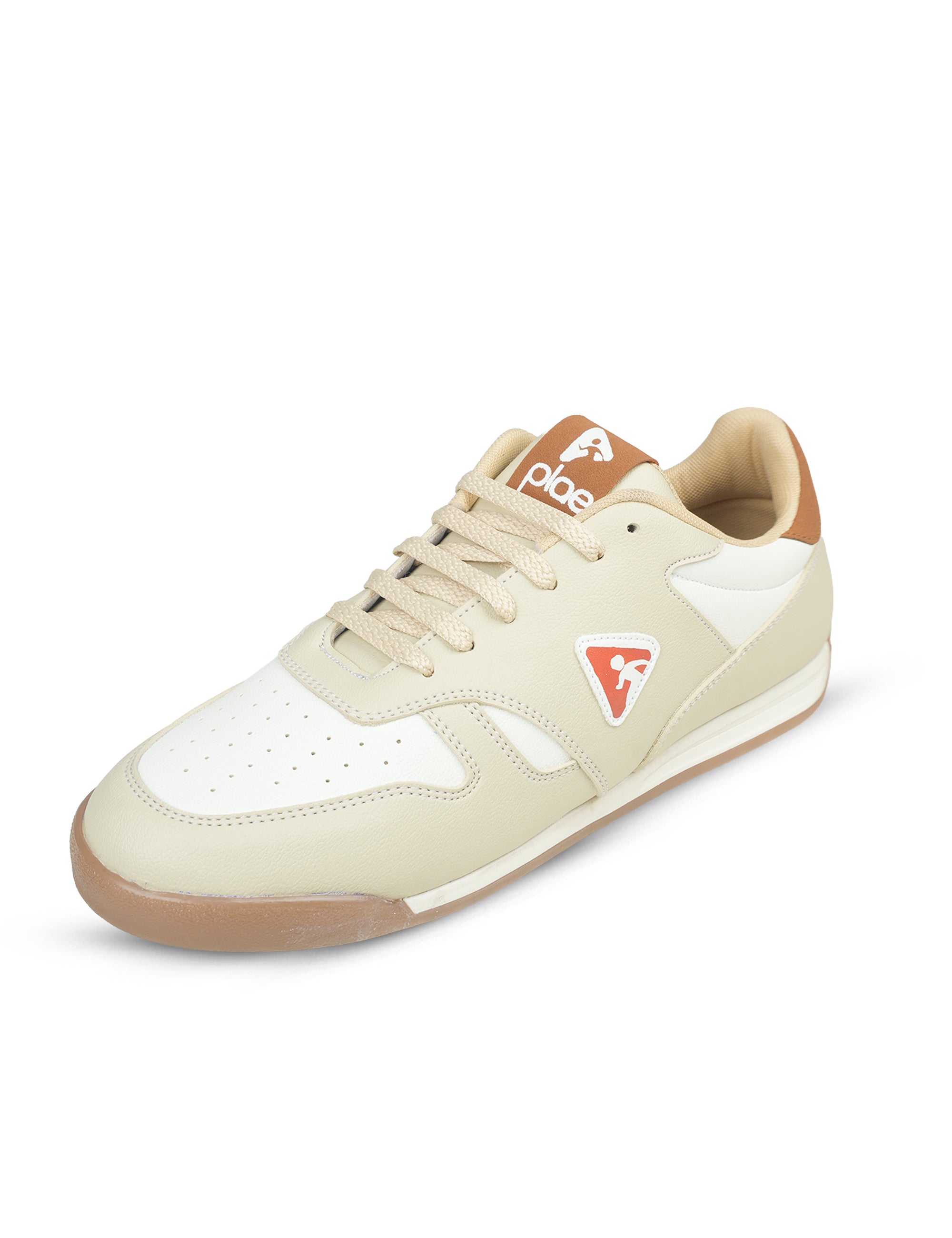 PLAE - Urban Blaze Men Lace Up Casual Sneaker – Beige