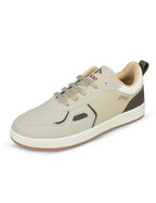 PLAE - Maxico Men Lace Up Casual Sneaker – Beige/Brown
