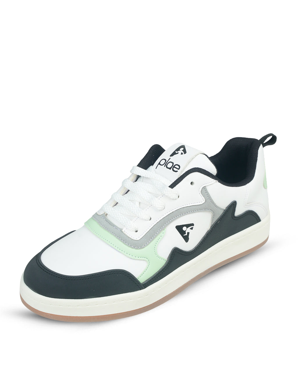 PLAE - Runner Men Lace Up Casual Sneaker – White/Sea Green