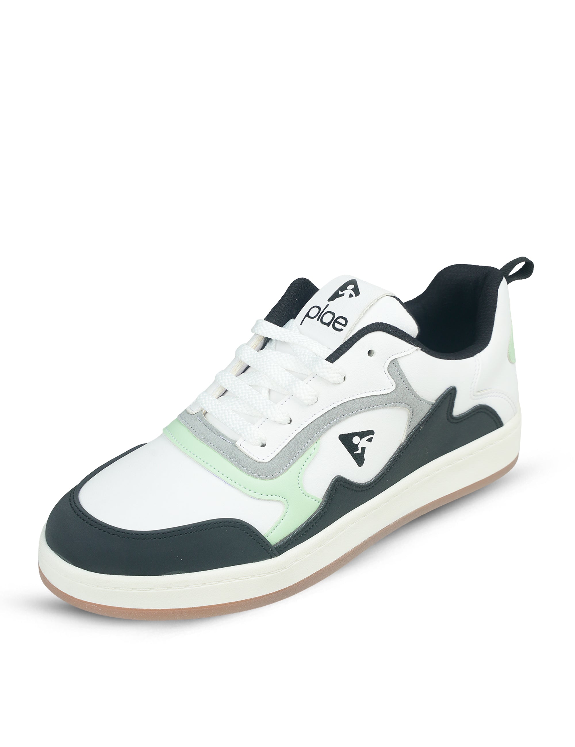PLAE - Runner Men Lace Up Casual Sneaker – White/Sea Green