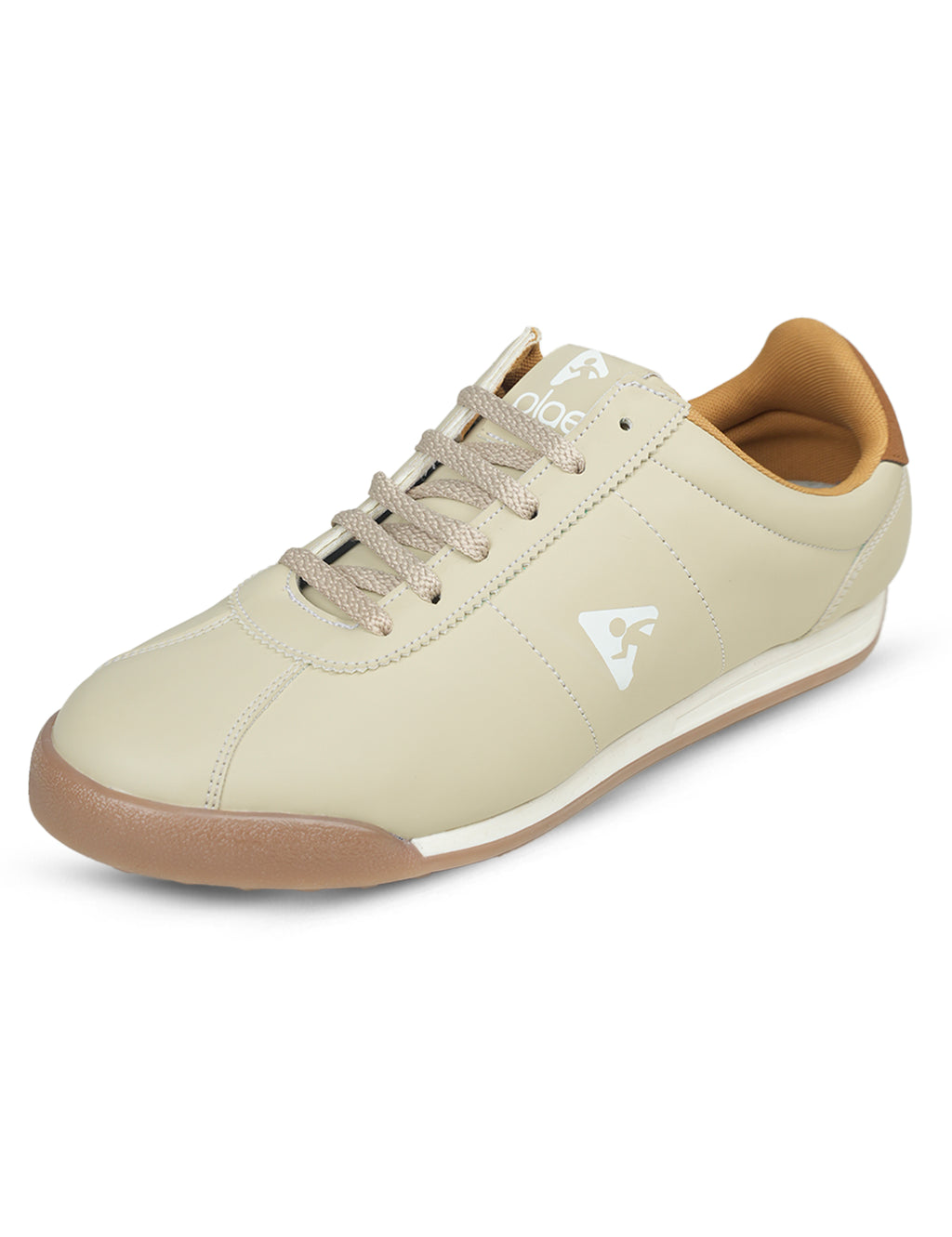 PLAE - Boomer Men Lace Up Casual Sneaker – Beige
