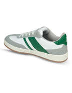 PLAE - Scarlet Men Lace Up Casual Sneaker – White/Green