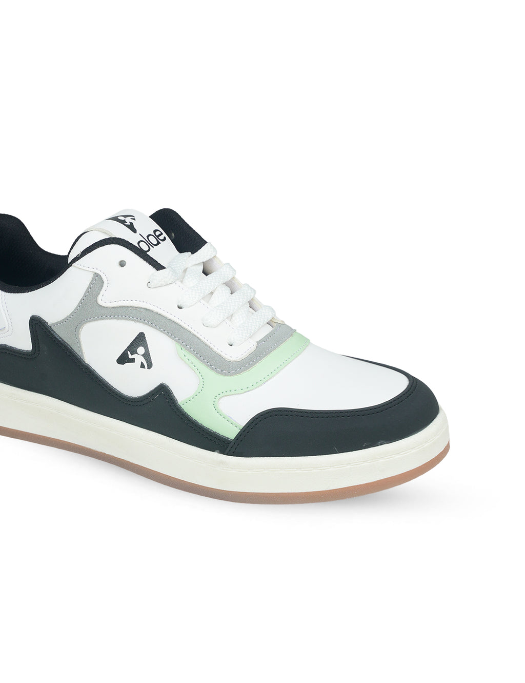 PLAE - Runner Men Lace Up Casual Sneaker – White/Sea Green