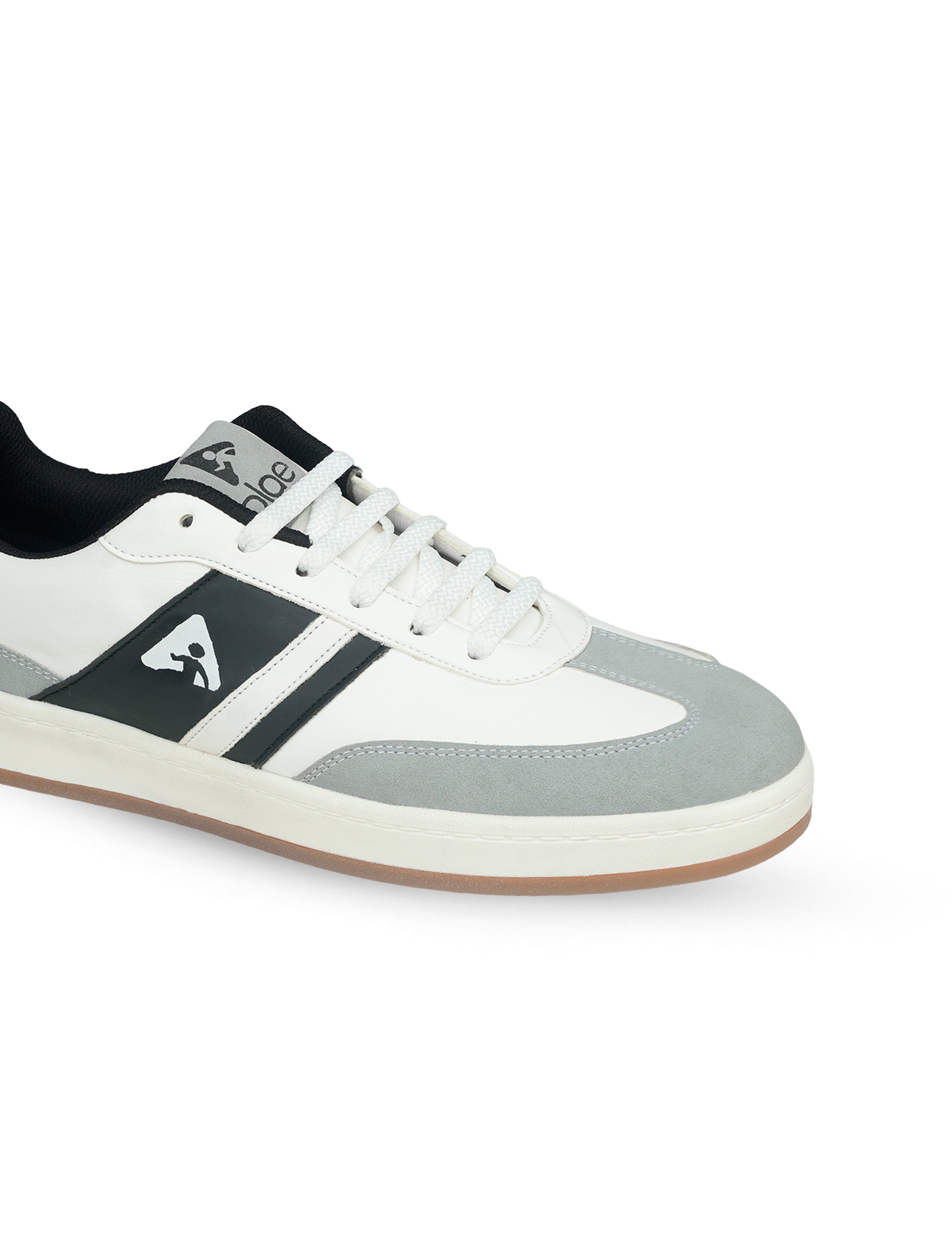 PLAE - Scarlet Men Lace Up Casual Sneaker – White/Black