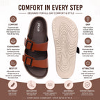PLAE - Pace Men Casual Slipper – Tan