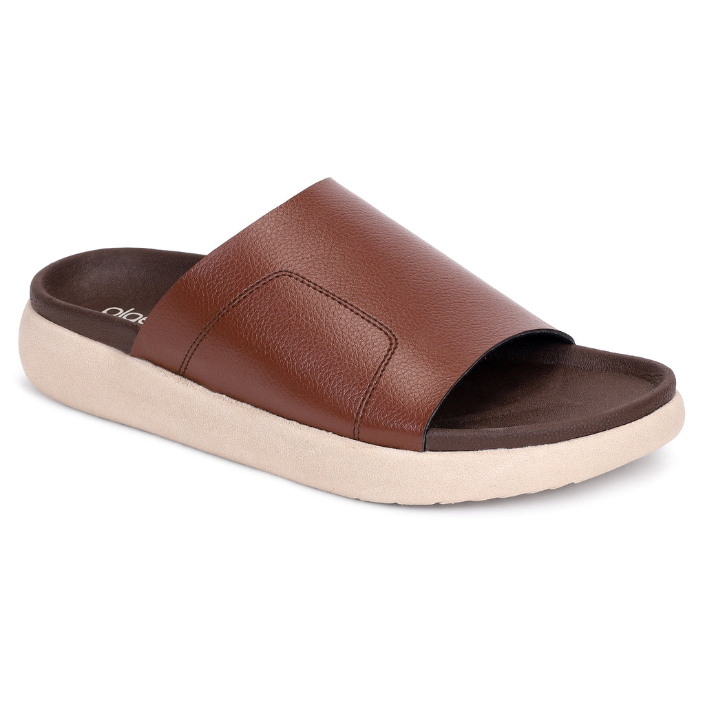 PLAE - Cloud Men Casual Slider – Brown