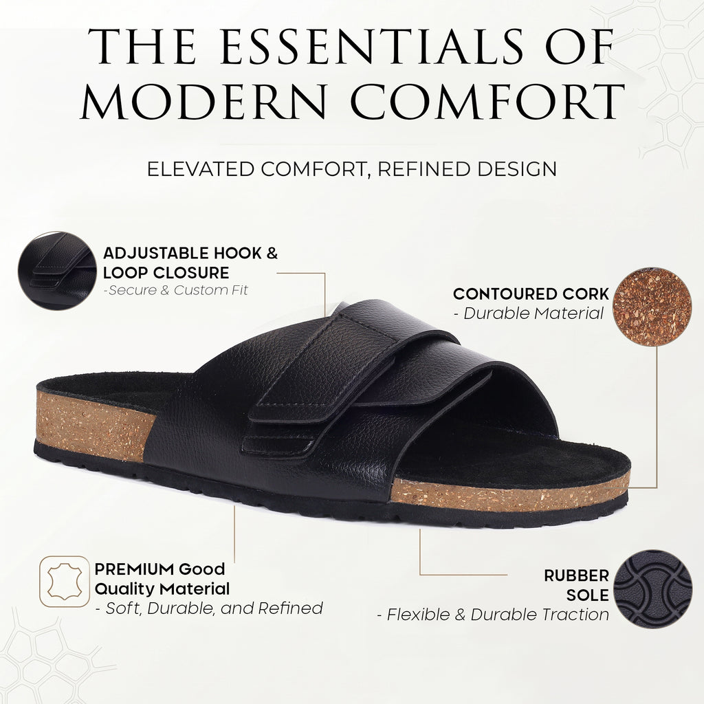 PLAE - Snug Men Casual Slider – Black