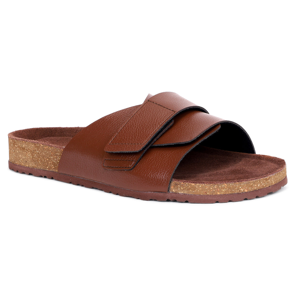 PLAE - Snug Men Casual Slider – Brown