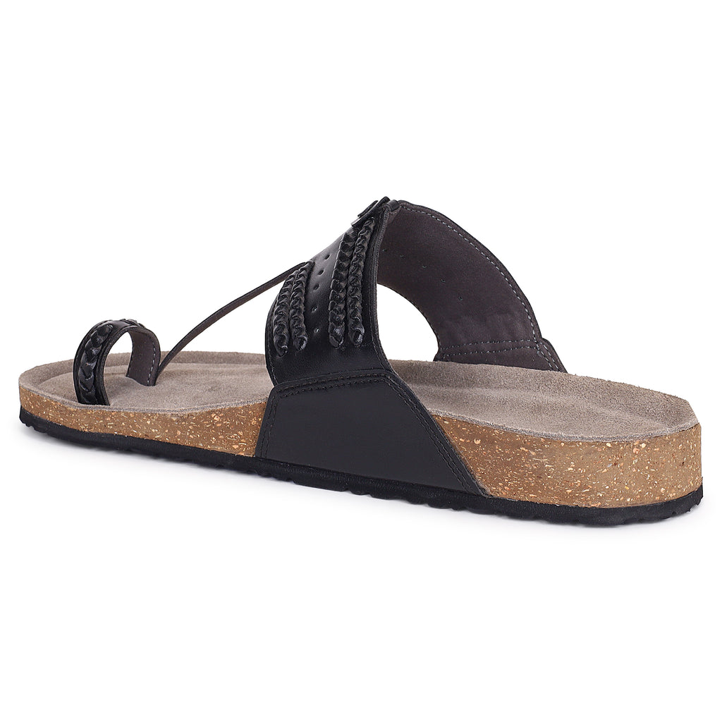 PLAE - Plush Men Casual Slipper – Black