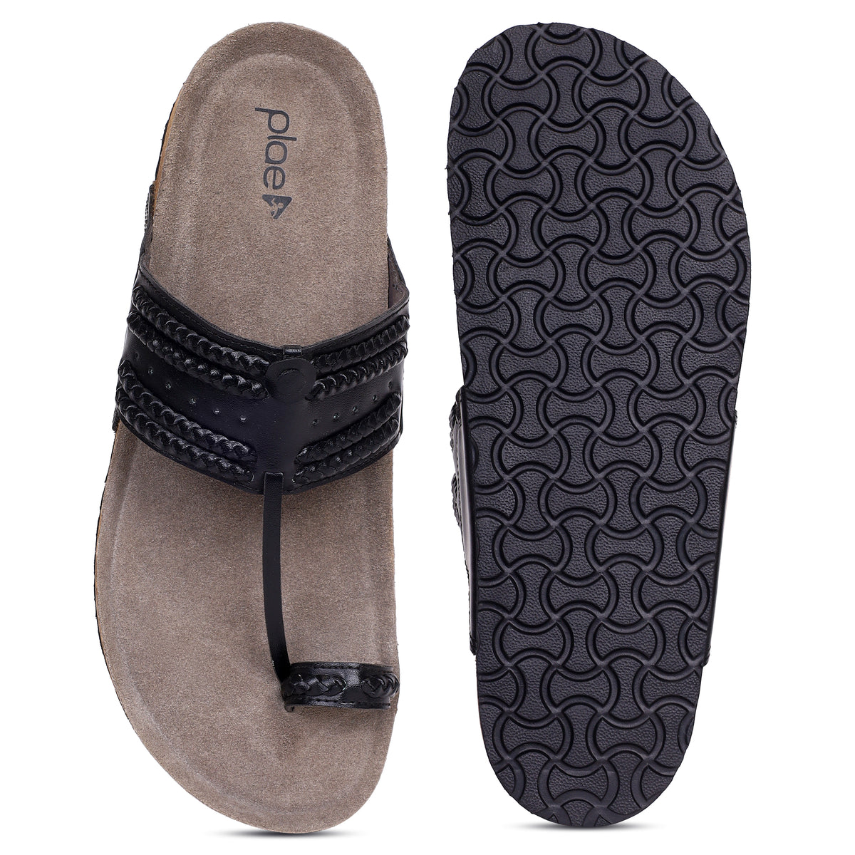 PLAE - Plush Men Casual Slipper – Black