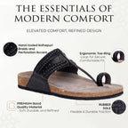 PLAE - Plush Men Casual Slipper – Black