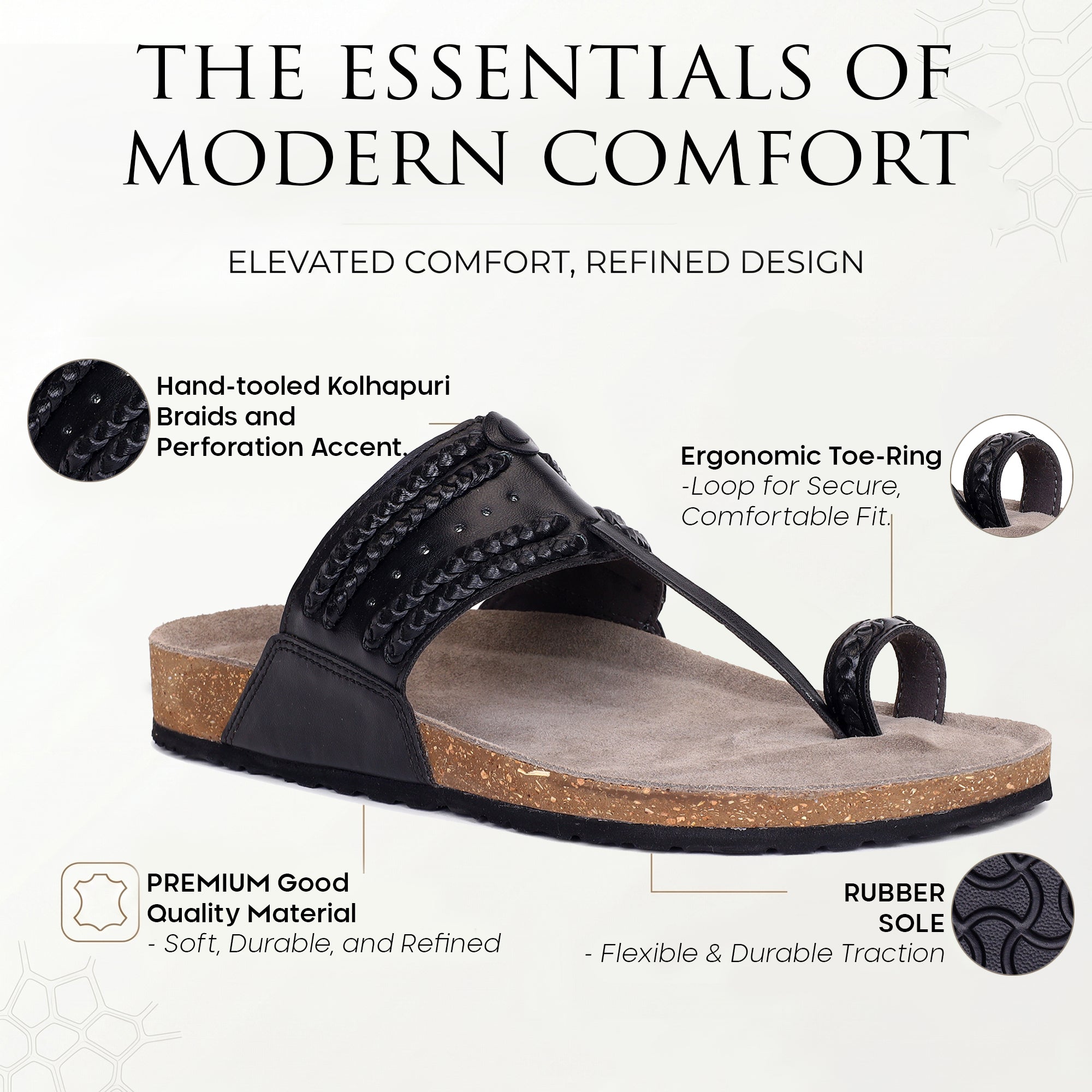 PLAE - Plush Men Casual Slipper – Black