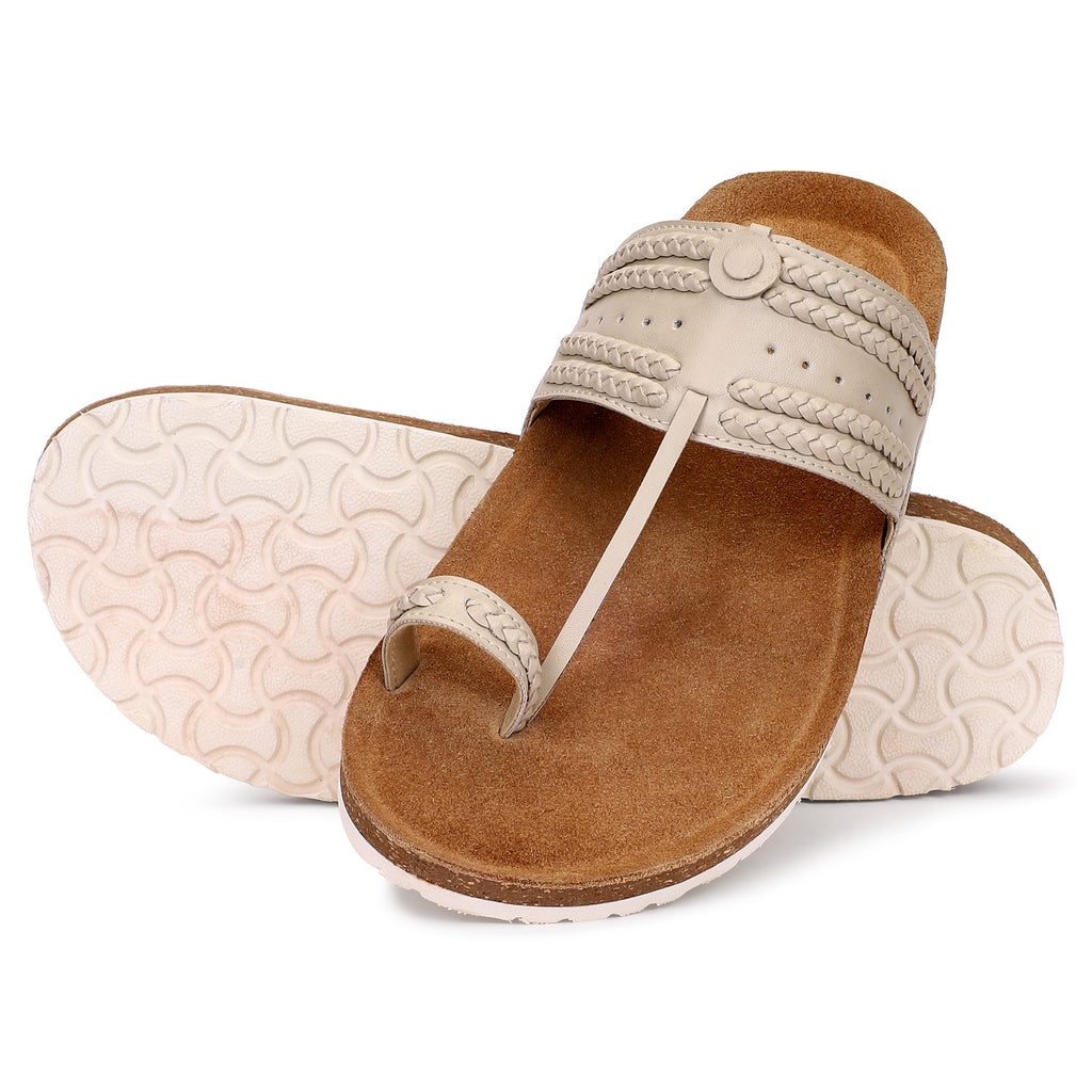 PLAE - Plush Men Casual Slipper – Cream
