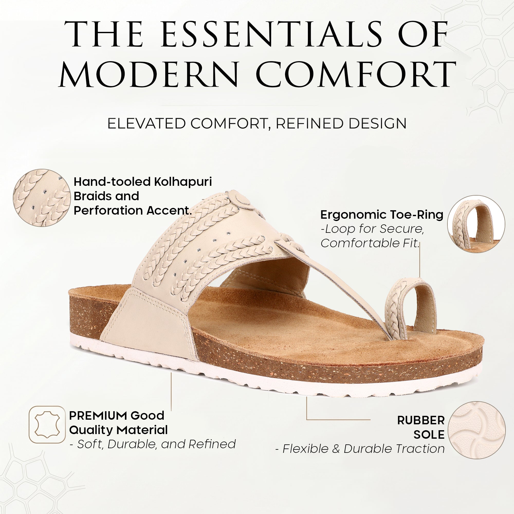 PLAE - Plush Men Casual Slipper – Cream