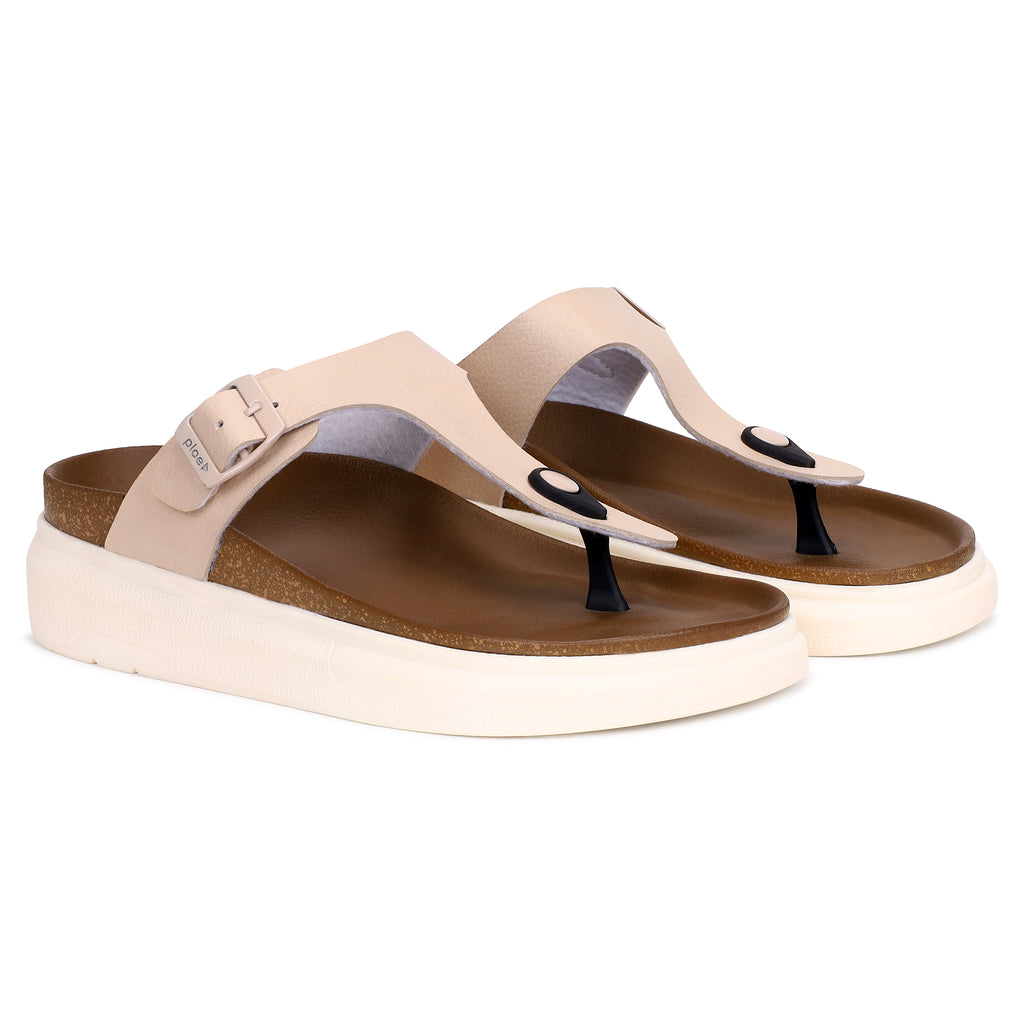 PLAE - Breeze Women Casual Slipper – Beige