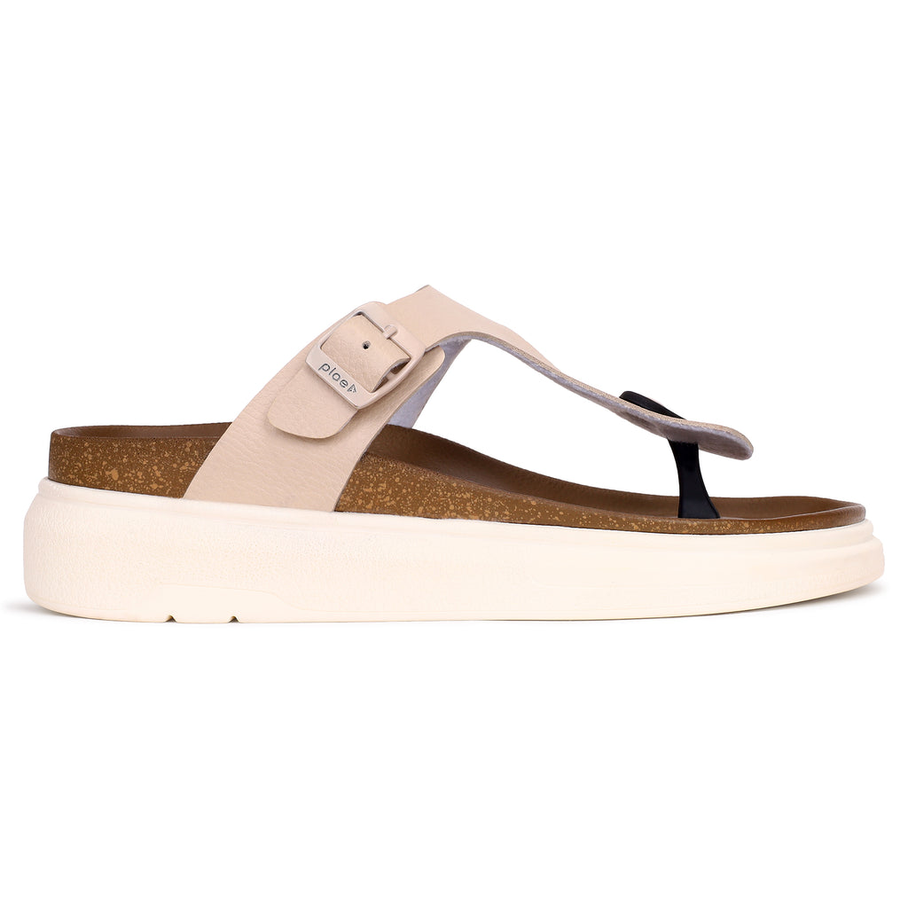 PLAE - Breeze Women Casual Slipper – Beige