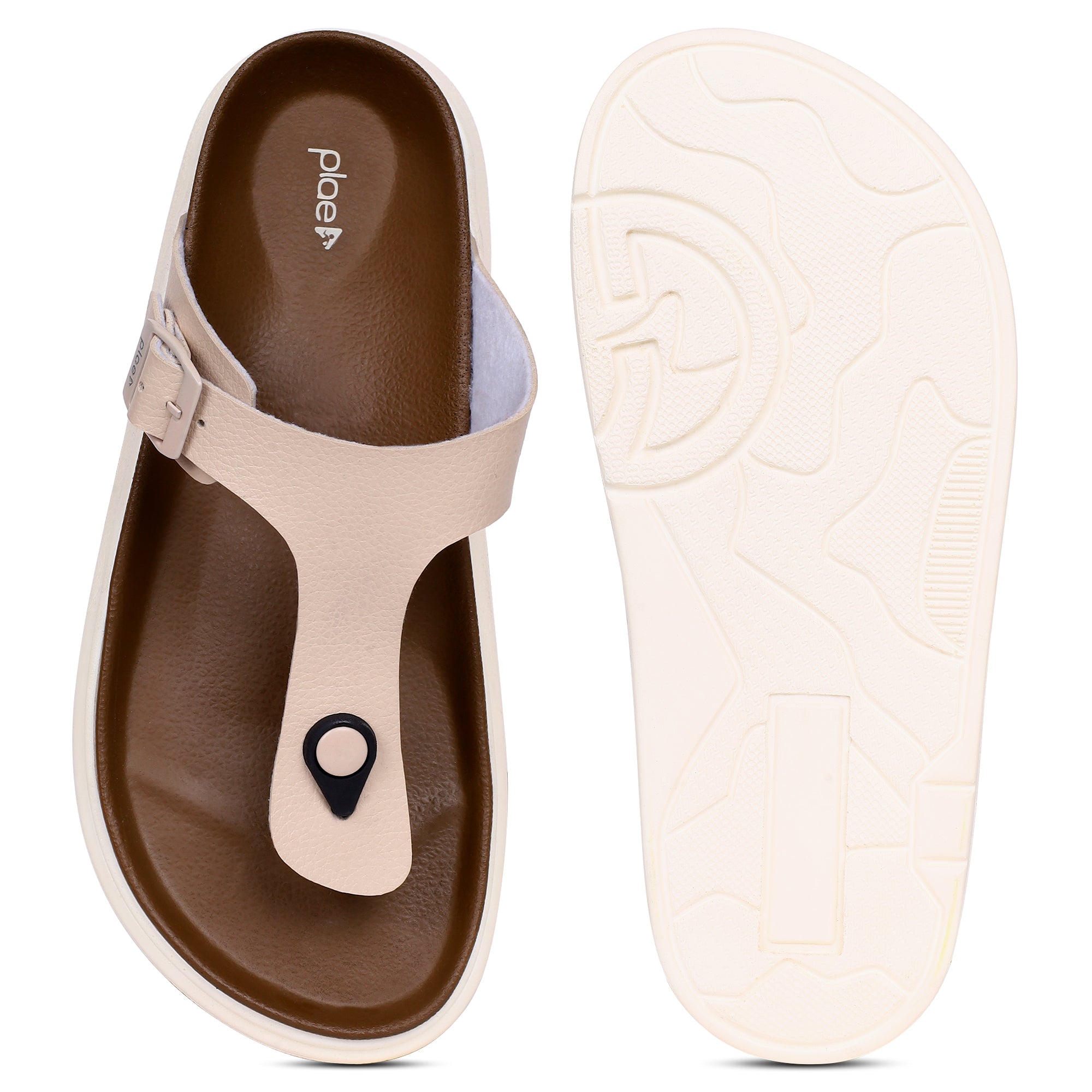 PLAE - Breeze Women Casual Slipper – Beige