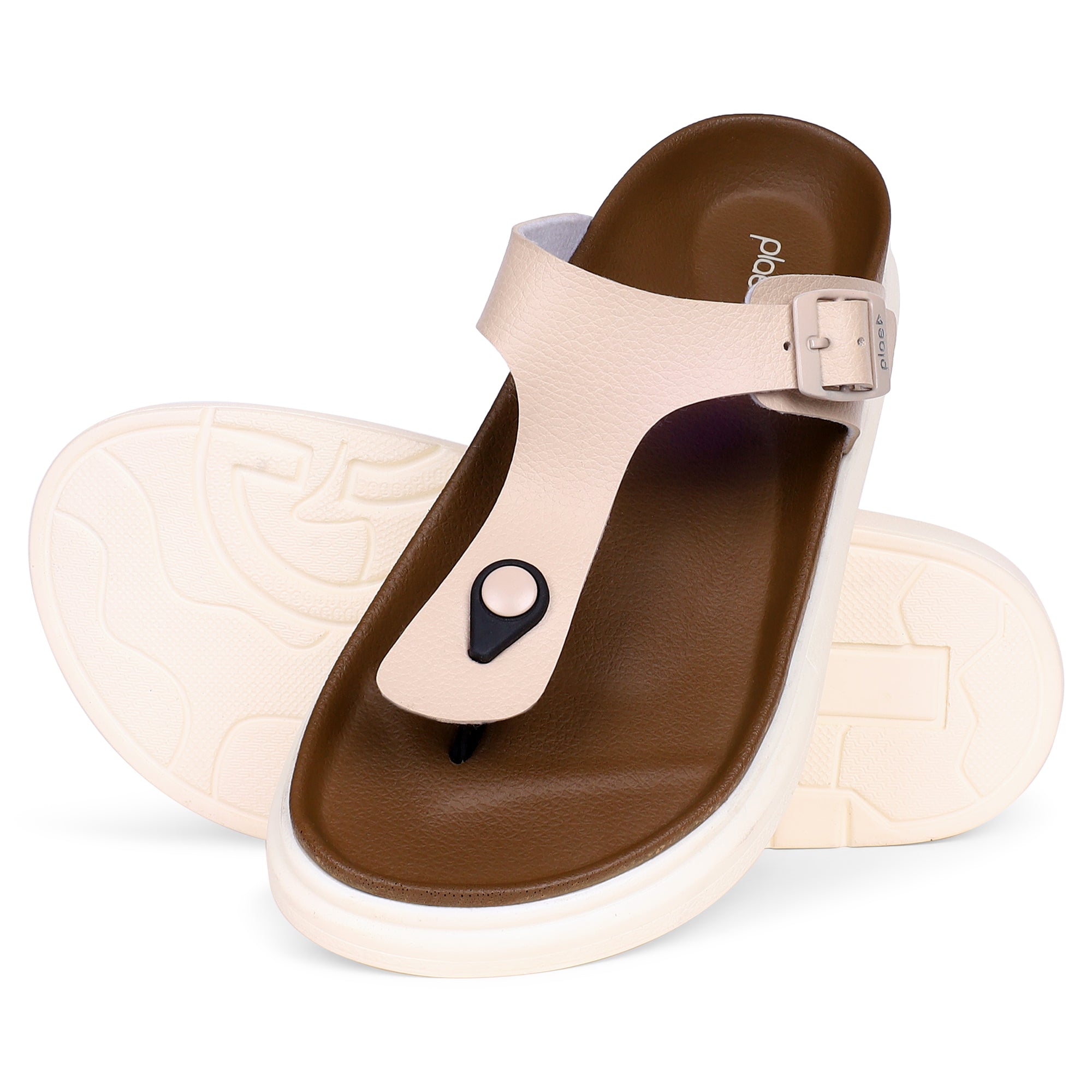 PLAE - Breeze Women Casual Slipper – Beige