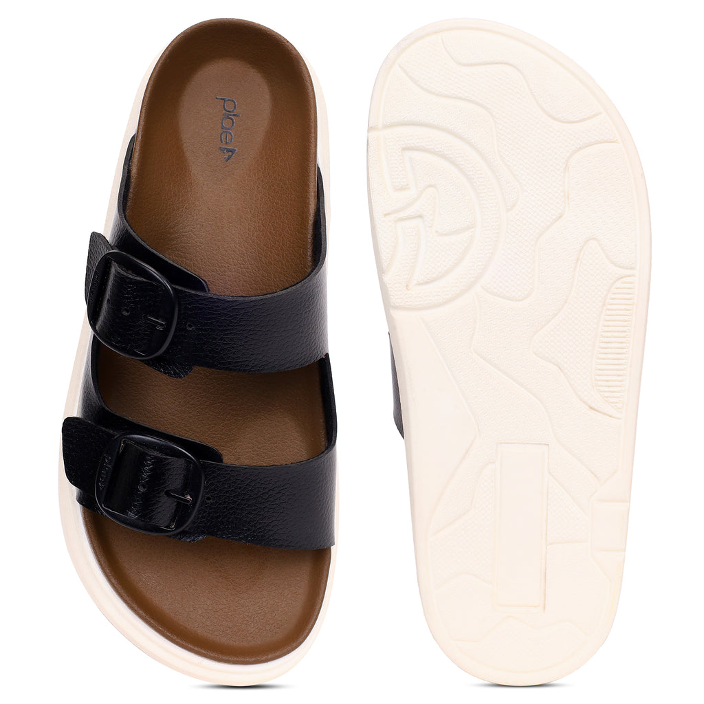 PLAE - Glide Women Casual Slipper – Black