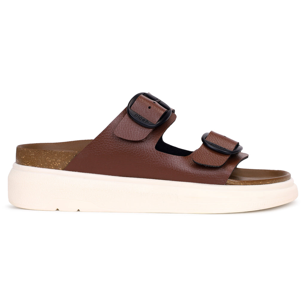 PLAE - Glide Women Casual Slipper – Brown