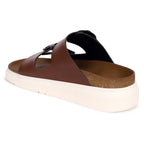 PLAE - Glide Women Casual Slipper – Brown