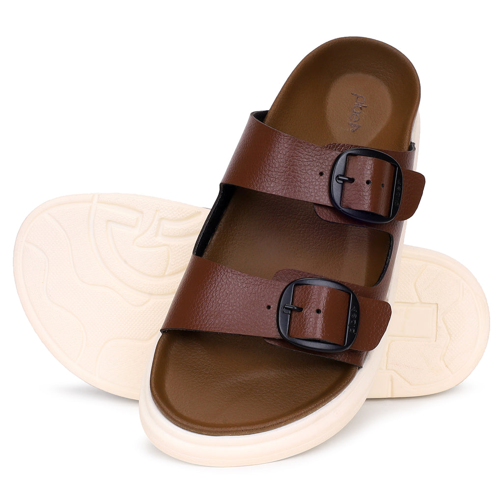 PLAE - Glide Women Casual Slipper – Brown