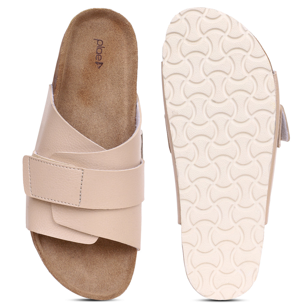 PLAE - Kora Women Casual Slider – Beige